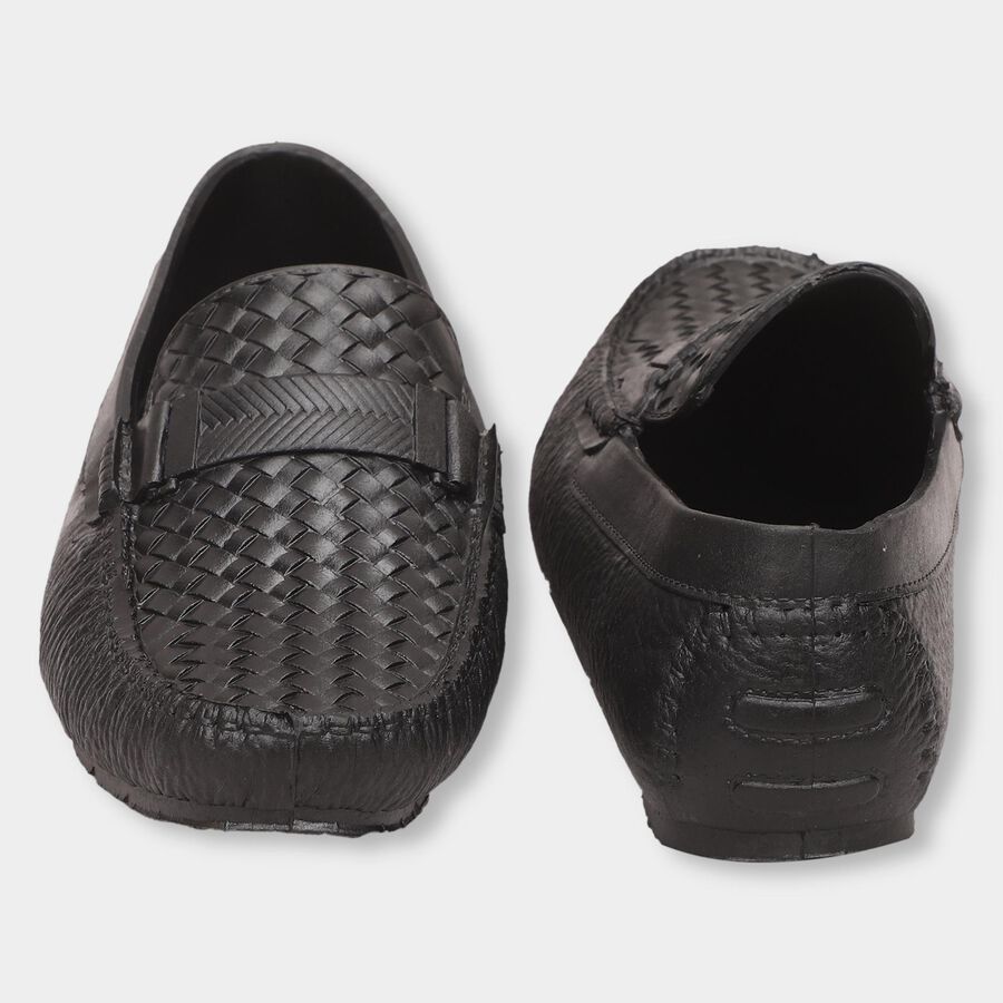 Men's Slip-On Casual Shoes, काला, large image number null