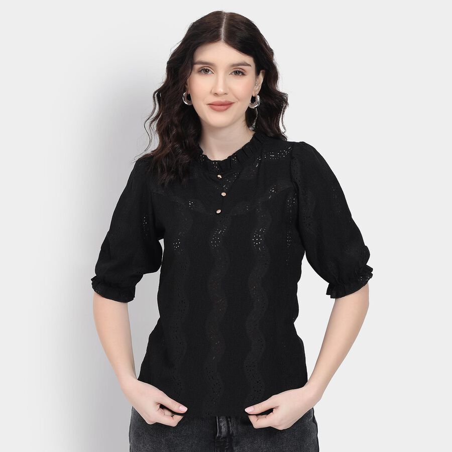 Ladies' Top, Black, large
