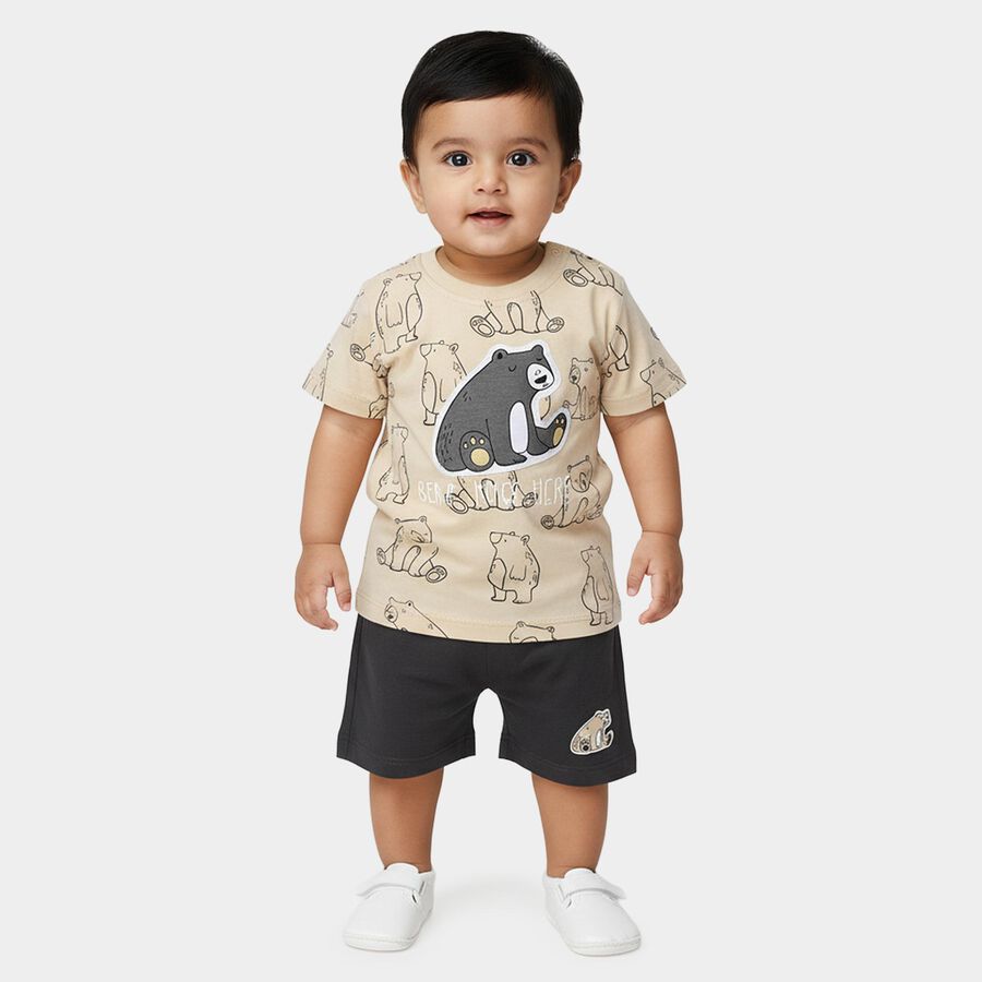 Infants' Baba Suit, Beige, large