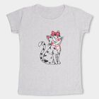 Girls' T-Shirt , Melange Light Grey, small image number null