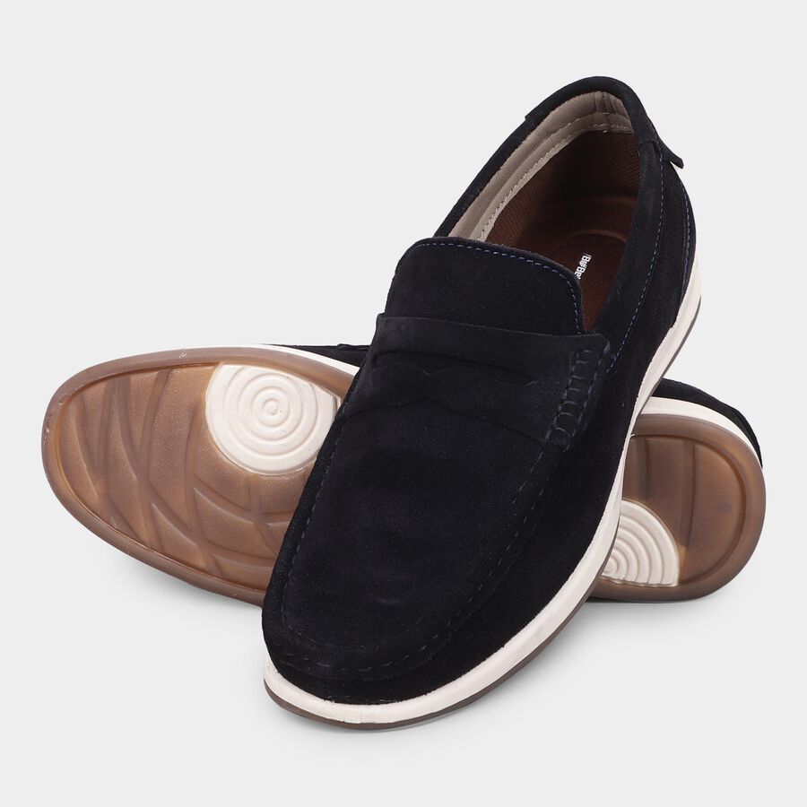 Men's Casual Shoes, Navy Blue, large image number null