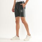 Men's Light Blue Regular Fit Placement Printed Bermuda Shorts, Olive, small image number null