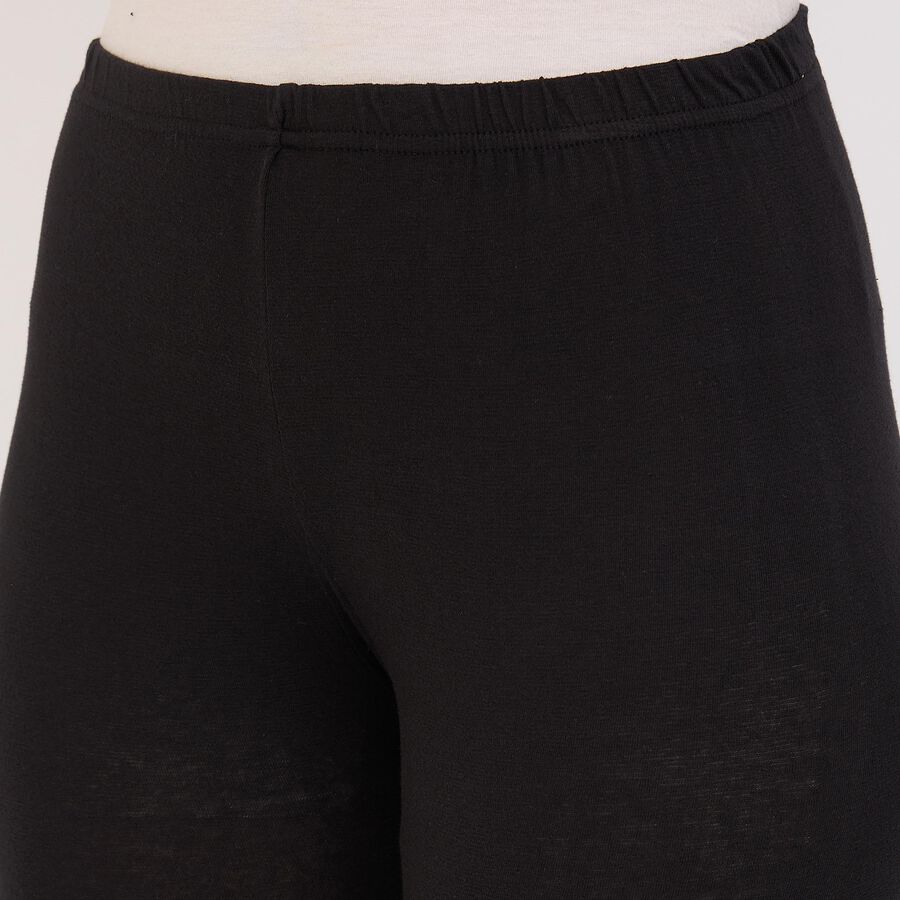 Ladies' Ankle Length Churidar, Black, large image number null
