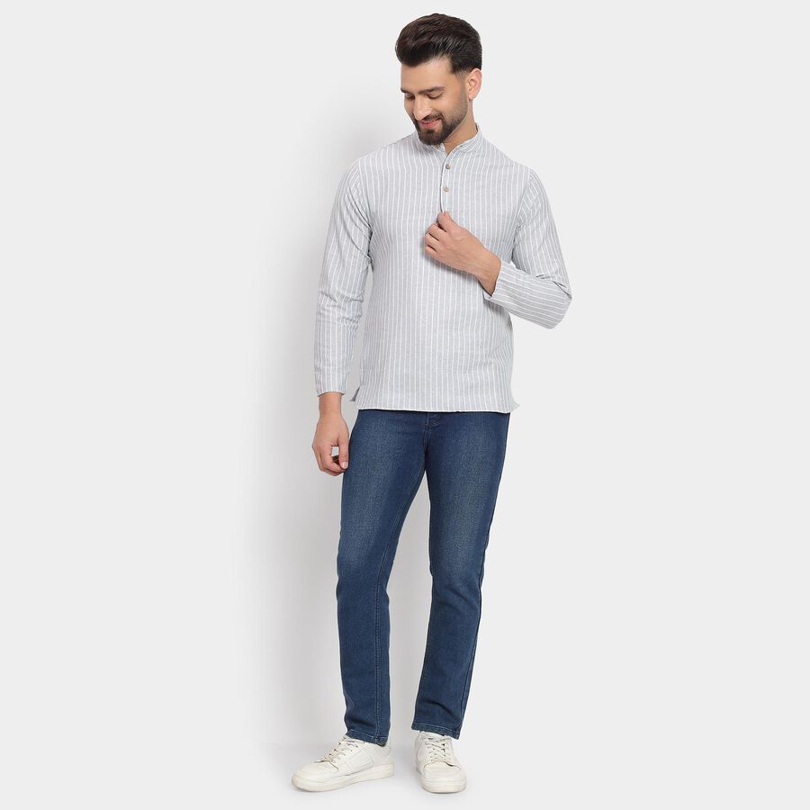 Men's Kurta , Light Grey, large image number null