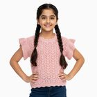 Girls' T-Shirt, गुलाबी, small image number null