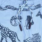 Boys' 100% Cotton Bermuda , Mid Blue, small image number null