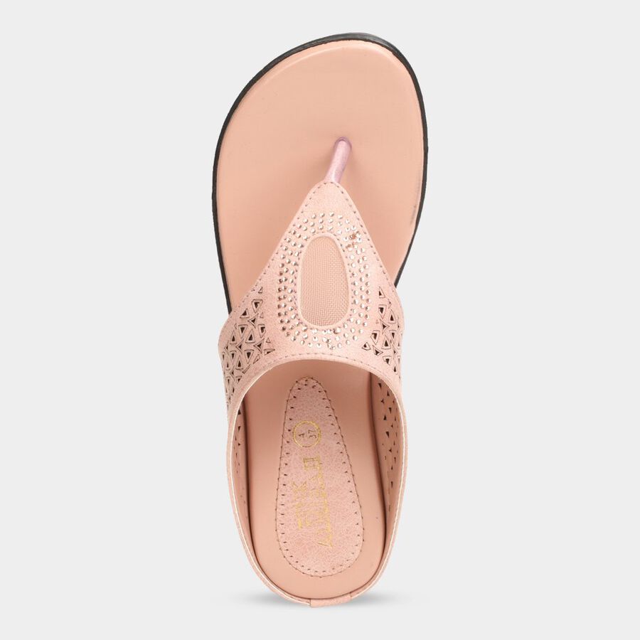 Womens Sandals, Peach, large image number null