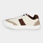 Boys' Brown Lace-Up Sneakers, भूरा, small