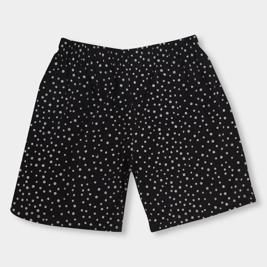 Girls' Pull Ups Shorts , काला, large image number null