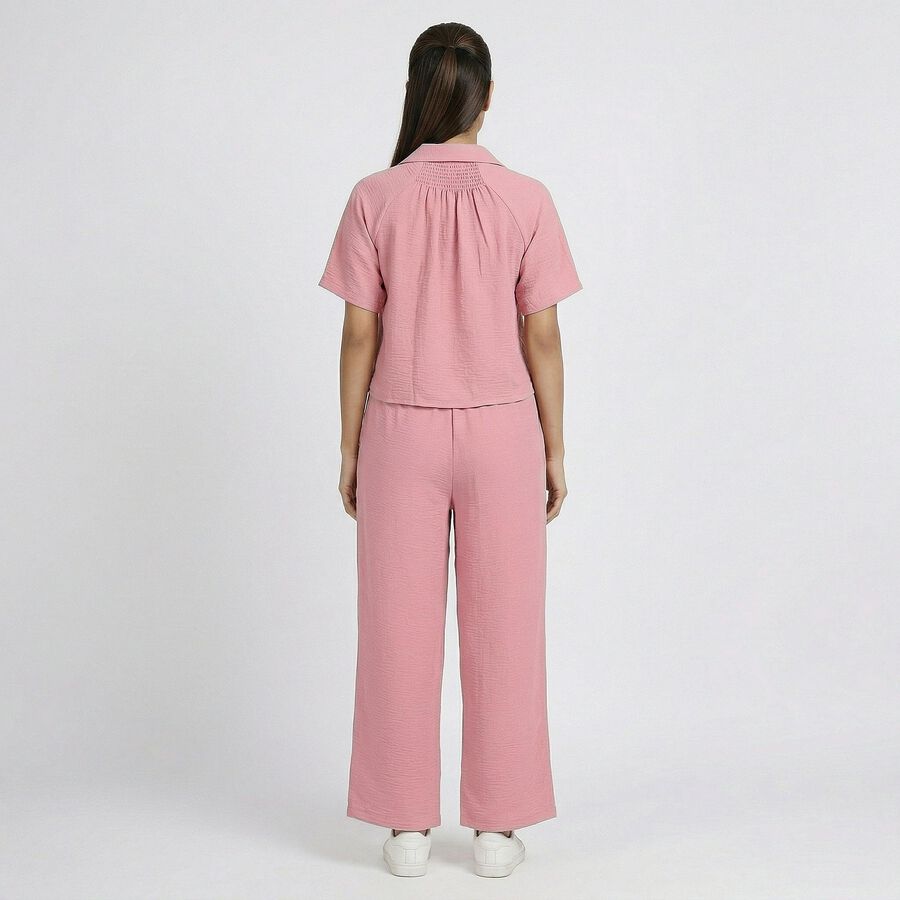 Women's Pink Co-ord Set, Pink, large