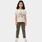Girls' T-Shirt, गहरा पीला, small