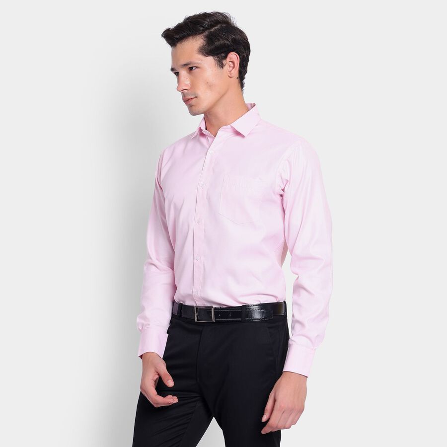 Men's Formal Shirt, गुलाबी, large image number null