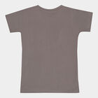 कॉटन टी-शर्ट, चारकोल, small image number null