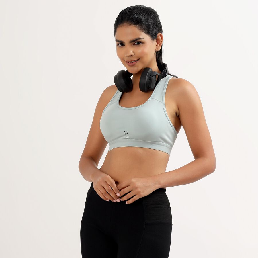 Ladies' Sports Bra, Light Green, large image number null