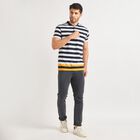 Men's Henley Half Sleeves T-Shirt , नेवी ब्लू, small image number null