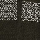 Boys Dark Olive Green Hooded Neck Casual Pullover, Olive, small image number null