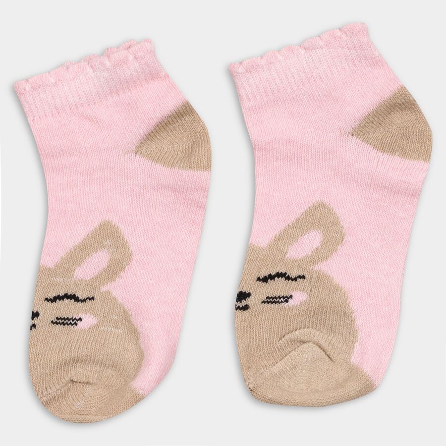 Girls' Socks (Pack of 2), Yellow, large image number null