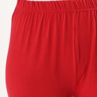 Women's Vibrant Red Cotton Blend Ankle-Length Churidar, Red, small image number null