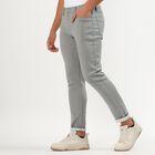 Men's Light Gray Slim Fit Jeans, हल्का हरा, small image number null