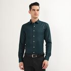 Men's Formal Shirt, गहरा हरा, small image number null