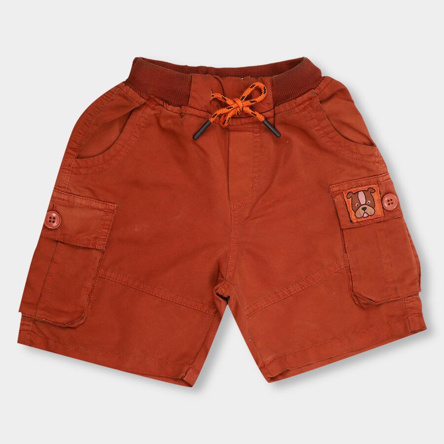 Boys' 100% Cotton Jamaicans , Rust, large image number null