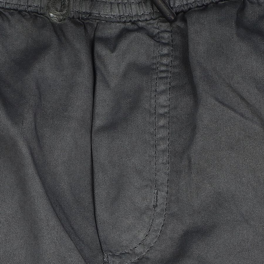 Boys' Trouser, गहरा ग्रे, large