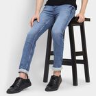 Men's Skinny Jeans , Mid Blue, small image number null