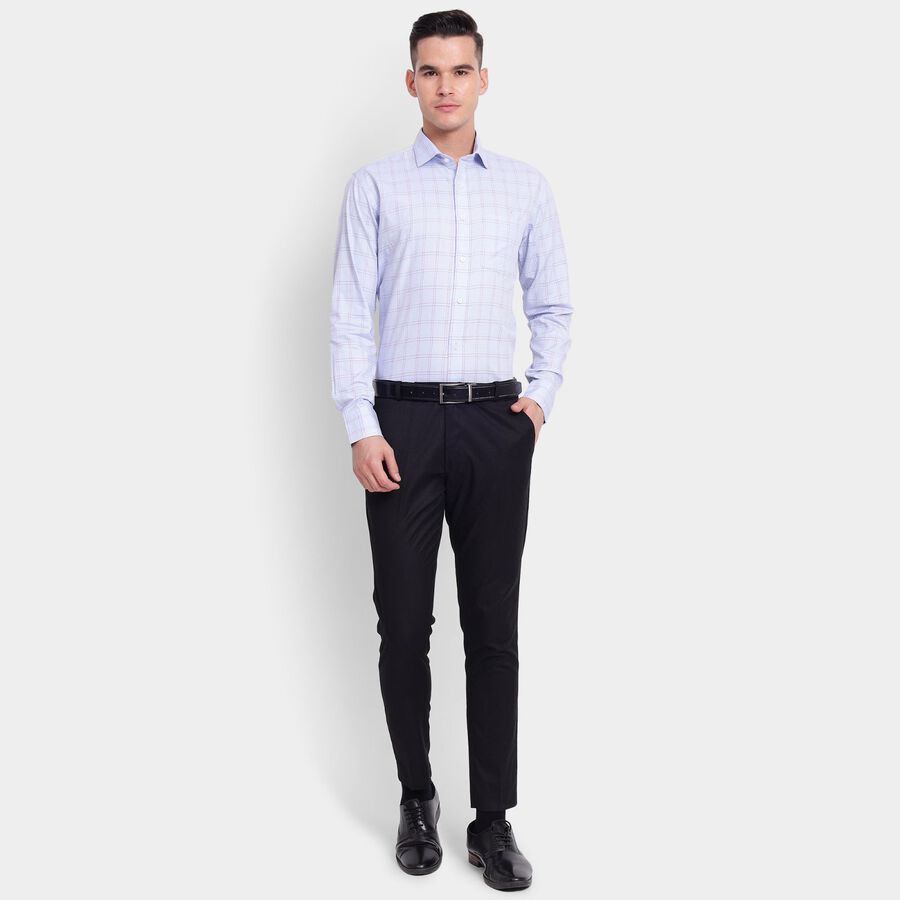 Men's Cotton Formal Shirt, Light Blue, large image number null