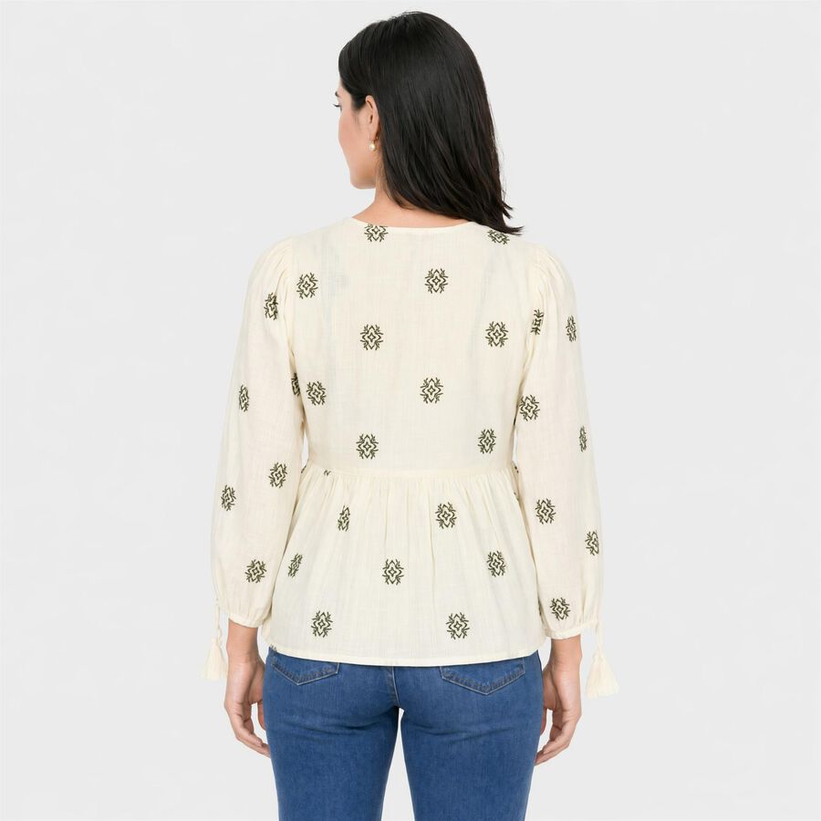 Ladies' Top, Off White, large