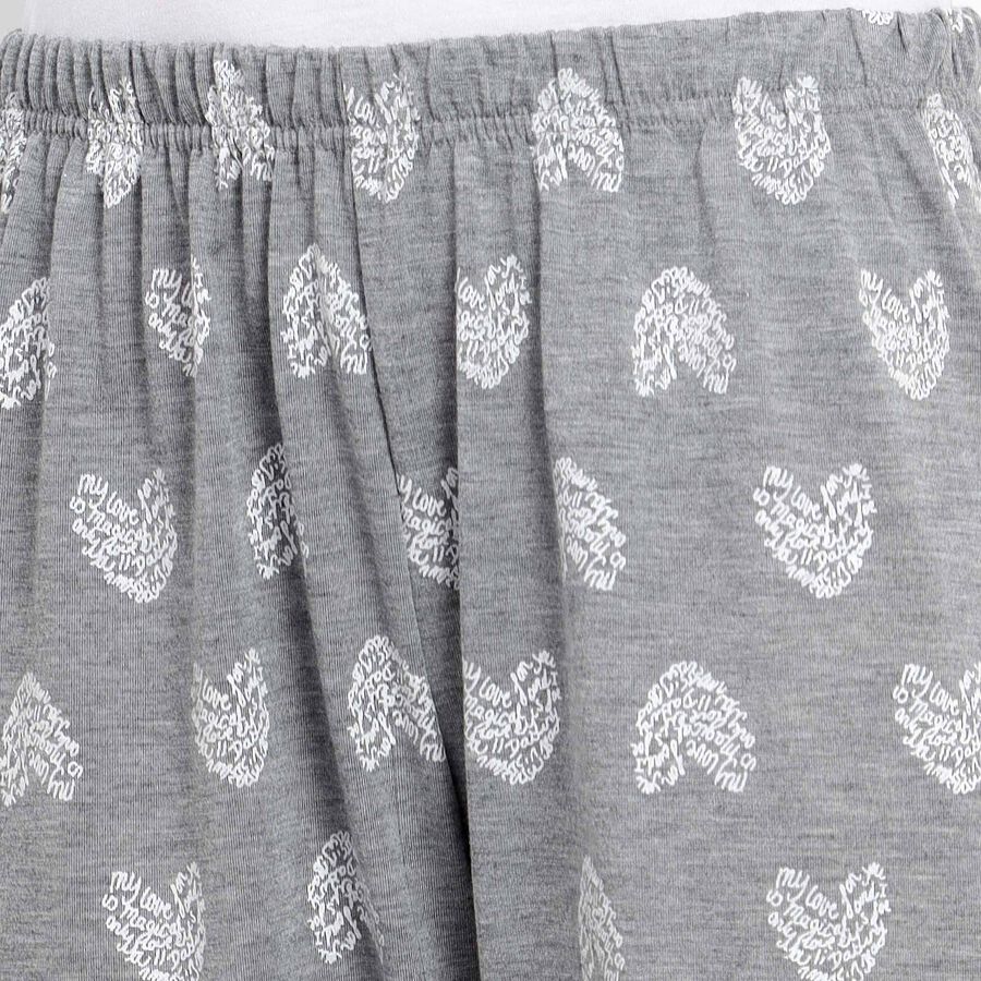 All Over Print Pyjama, Light Grey, large image number null