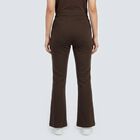 Women's Brown Regular Fit Basic Track Pants, Brown, small