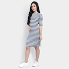 Stripes Dress, Light Grey, small image number null