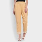 Ladies' 100% Cotton Palazzos , गहरा पीला, small image number null