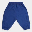 Infant's Cotton Cotton Trousers, गहरा नीला, small image number null