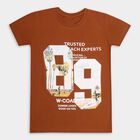 Boys' Half Sleeves T-Shirt , Brown, small image number null
