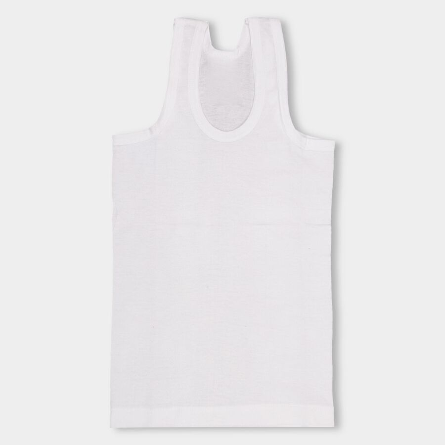 Boys' 100% Cotton Vest, Coral, large image number null