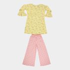 Girls Printed Fusion Clothing Set, Yellow, small image number null