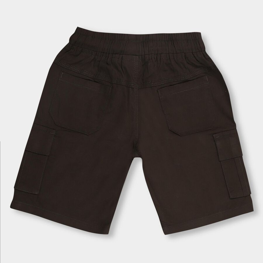 Boys' 100% Cotton Cargo Bermuda, Olive, large image number null