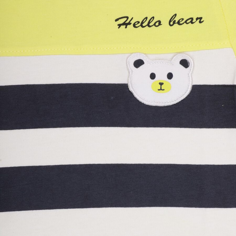 Infant Boys' 100% Cotton Baba Suit , पीला, large image number null
