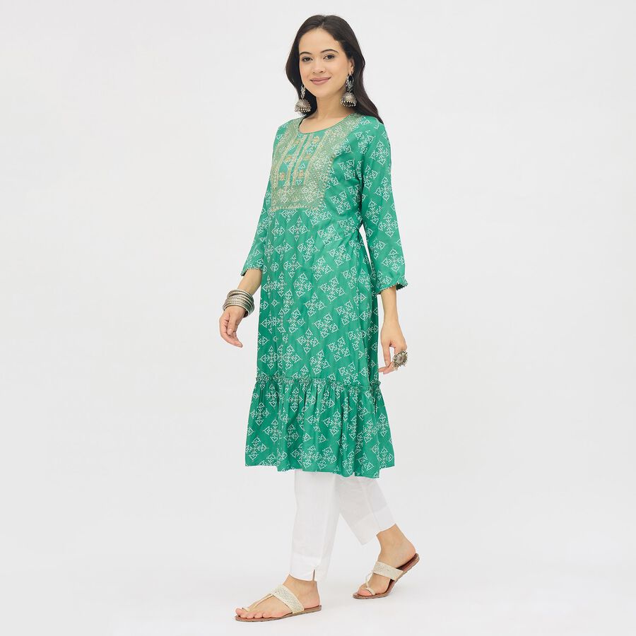 Ladies' Kurta, Light Green, large image number null