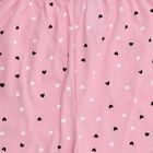 Girls' Soft Pink Heart Print Cotton Blend Capri, Pink, small image number null