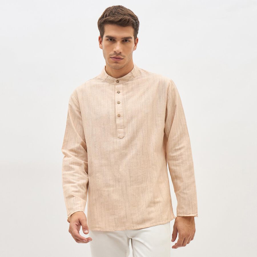 Men's Kurta , Peach, large image number null