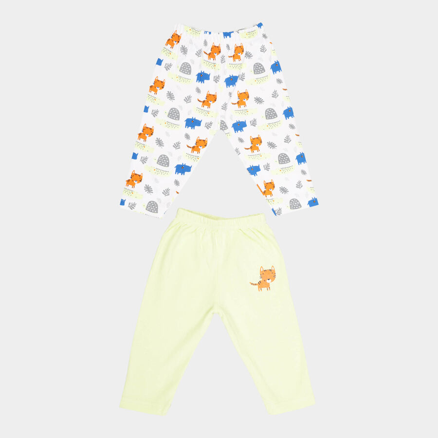 Infants Printed Pyjama, Yellow, large image number null