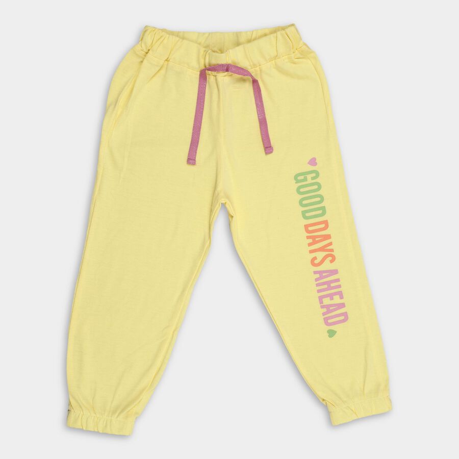 Girls' Pyjama, Yellow, large image number null