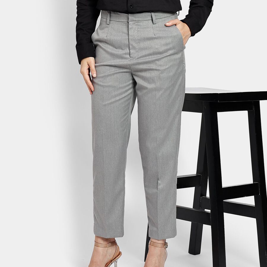 Ladies' Trousers, Dark Grey, large image number null