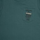 Boys' Knit Baba Suit, Teal Blue, small
