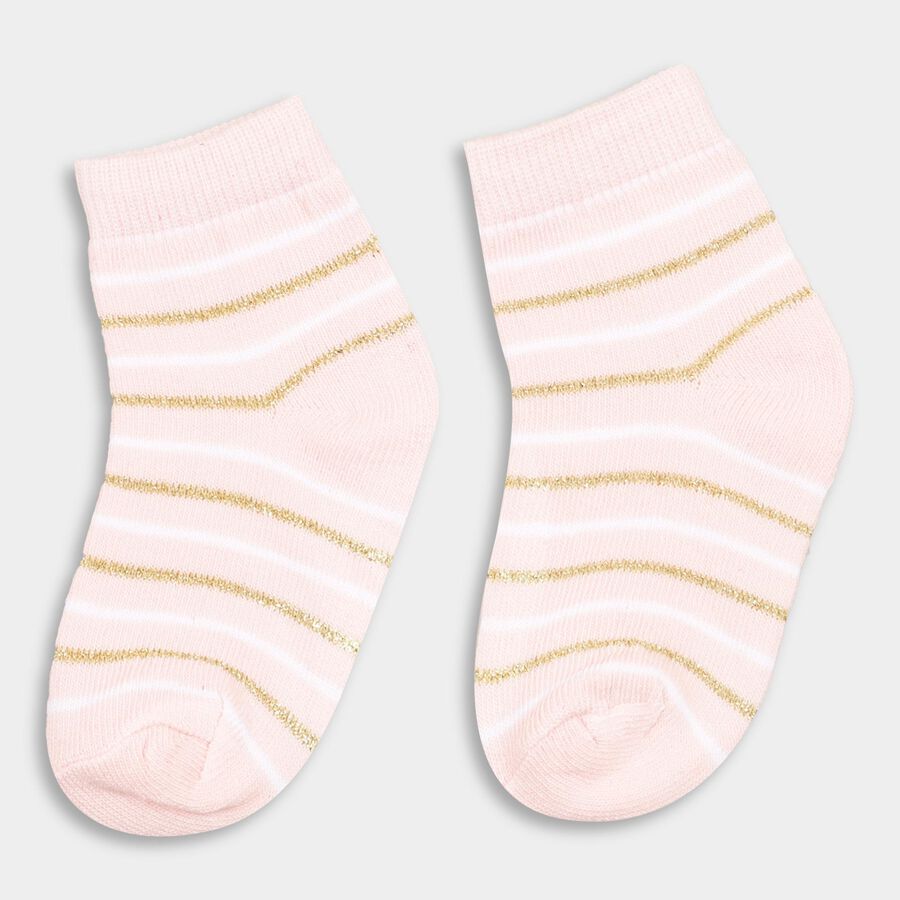Girls' Socks (Pack of 2), Black, large image number null
