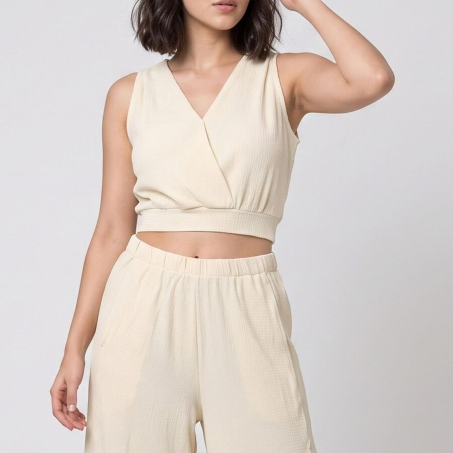 Women's Off White Co-ord Set, Off White, large