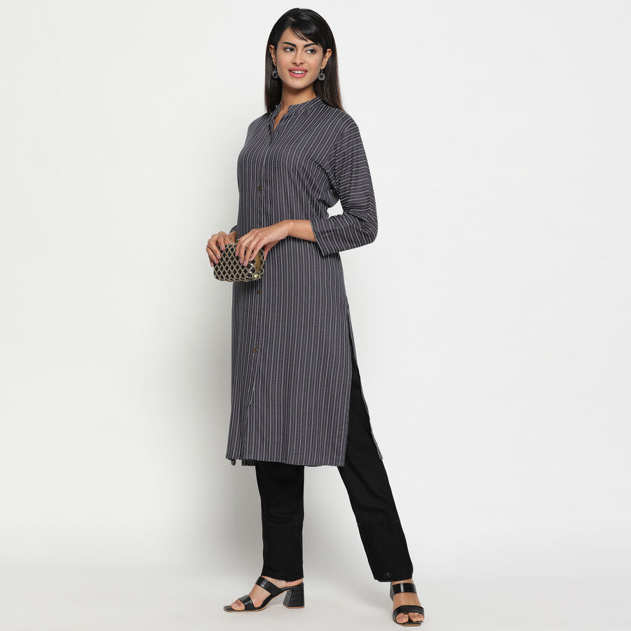 Solid Churidar, Black, large image number null