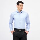 Men's Light Powder Blue Slim Fit Formal Shirt, Mid Blue, small image number null